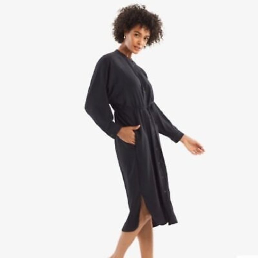 MM LaFleur Maya Buttondown Midi Dress
